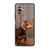 Чехол для телефона для Xiaomi Redmi Note 14 13 12 5G 11 10 Pro Plus 4G 9S 9 14C 13C 12C 10C 9C 9A Cover Силуэт таксы Собака милый
