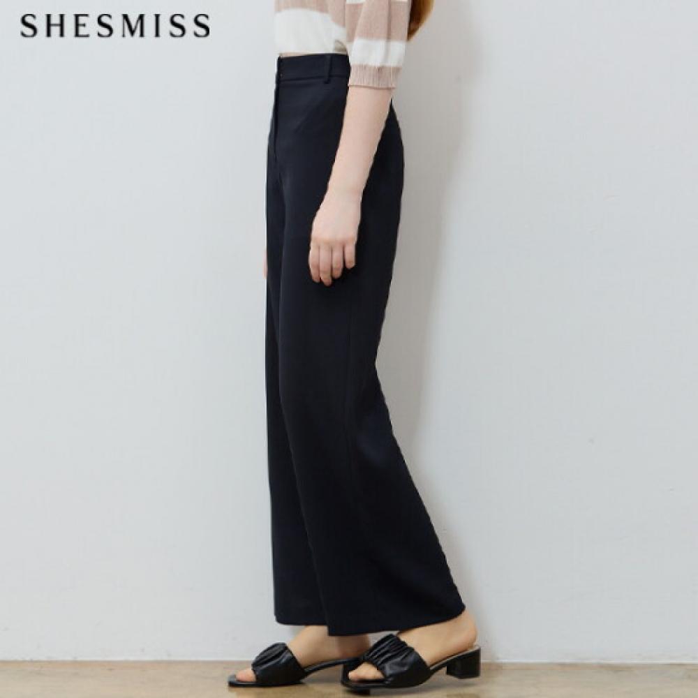 Shesmiss. Hidden Button Wide Pants Price 198000 Won Model Sleek