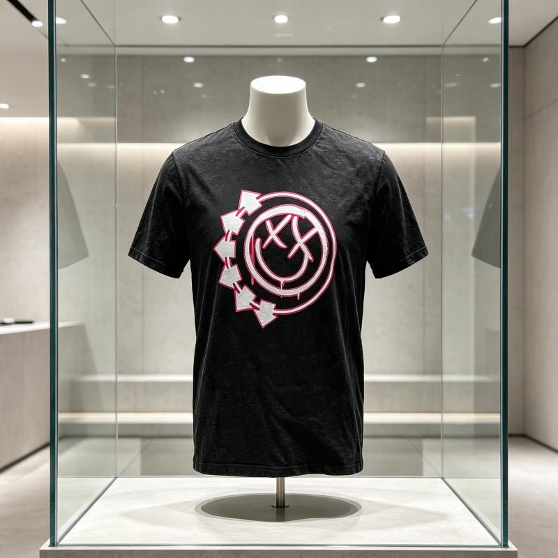 2026 Hot Selling Comfortable Cotton Breathable Blink 182 Blink 182 Punk Band Casual Tshirt for Unisex and Unisex Luxury Band