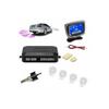 Vehicle Parking Sensor With Lcd Display, Sound Alarm, 4 Sensors White