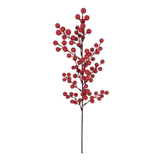 Artificial Red Berry Pick Christmas Holly Berries Stem Faux Plants Foam Berries Branch Xmas Holiday Wedding Party Home Decoration