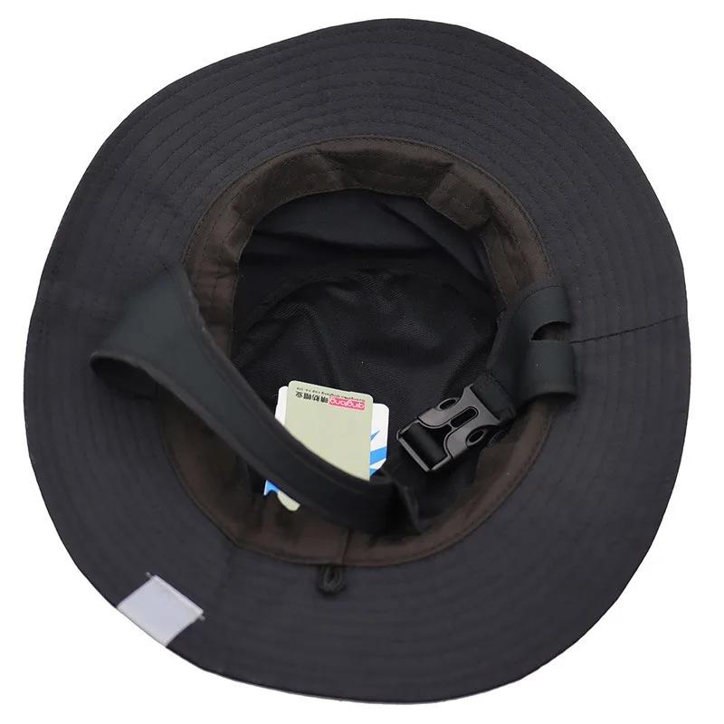 UPF50+ Beach Surf Bucket Hat Mesh Breathable Sun Hat Men Women Outdoor Fishing Cap Chin Adjustable Cap Water Sport Cap