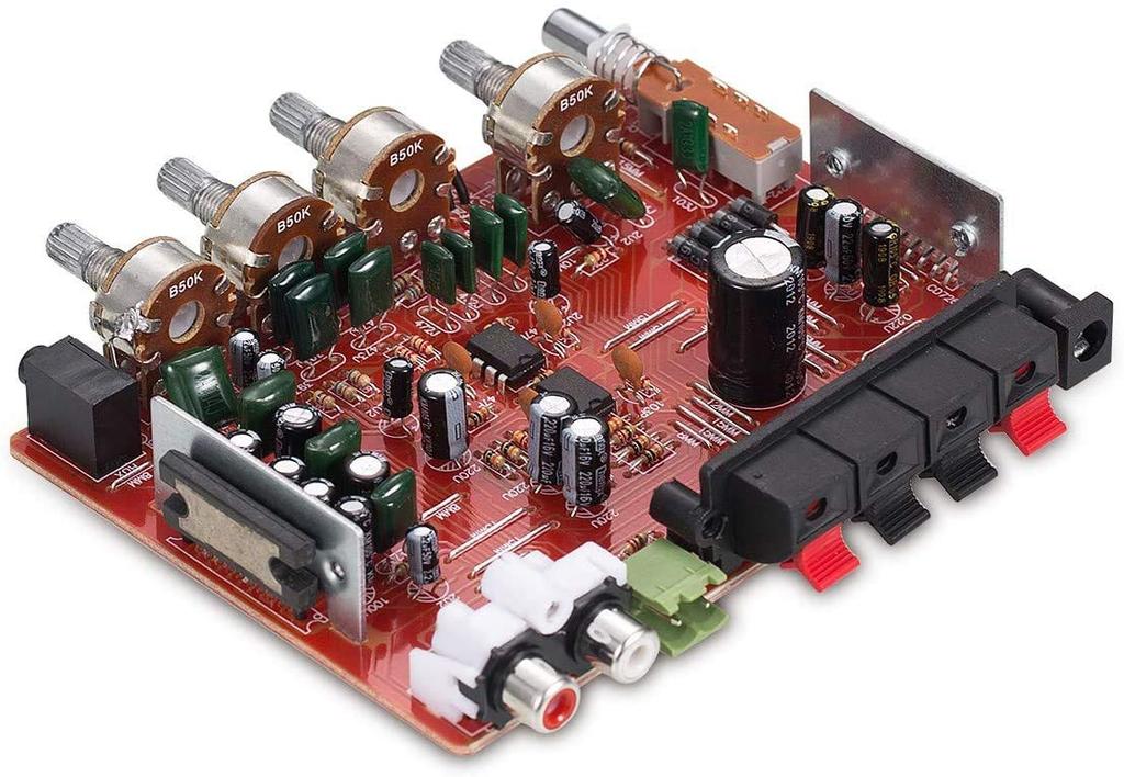 Channel Small Stereo Amplifier Black Home Car Amplifier 2.1