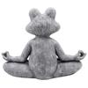 Rust-proof Resin Great Realistic Looking Funny Meditating Position Frog Statue Frog Figurine