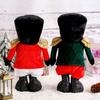Christmas Soldier Telescopic Figure Retractable Height Adjustable Faceless Ornament Christmas Festive Decoration