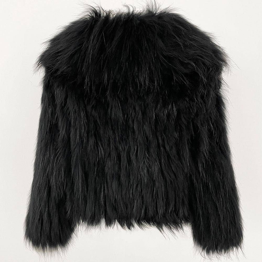 OFTBUY Осень-зима утолщенная теплая куртка с V-образным вырезом из натурального меха лисы, женская короткая куртка в корейском стиле