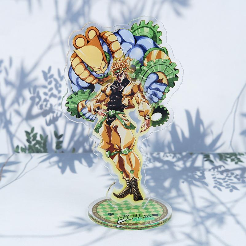 Фигурка аниме JoJo Bizarre Adventure, милый косплей, акриловая подставка, модель, тарелка, декор для стола, брелок с вывеской для подарков другу
