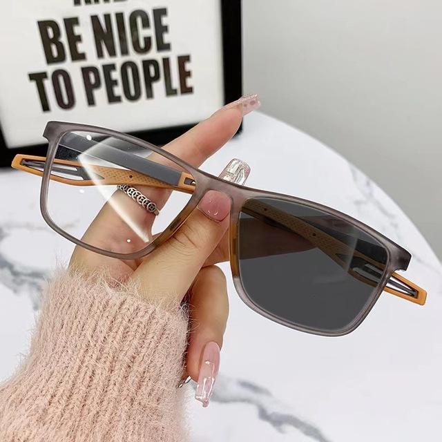 Модные фотохромные очки для близорукости Tr90, гибкая оправа, изменяющая цвет, очки для мужчин и женщин, анти-синие спортивные очки от 0 до -4,0