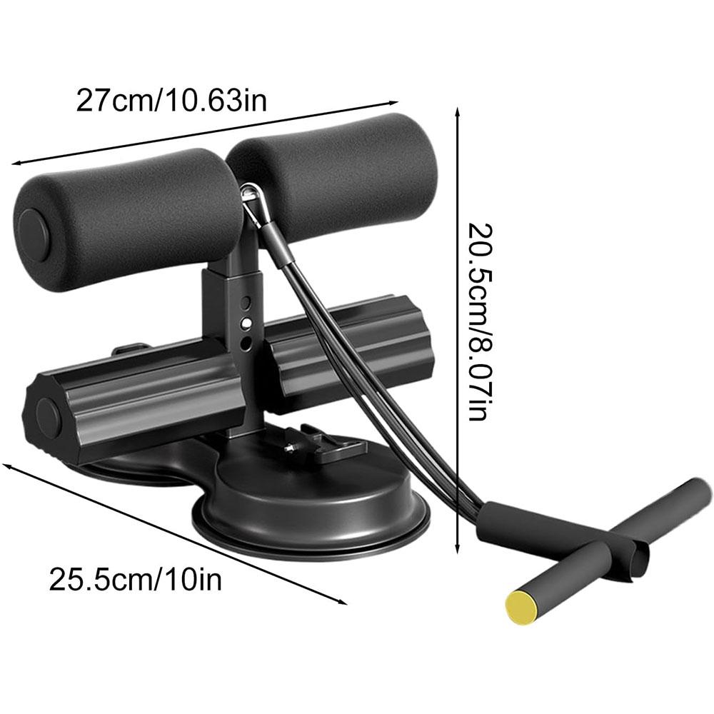 Sit Up Exercise Equipment | Ab Trainer Equipment with Suction Cup | Abdominal Training Aids, Portable Stomach Workout Machine for Home and Gym Use