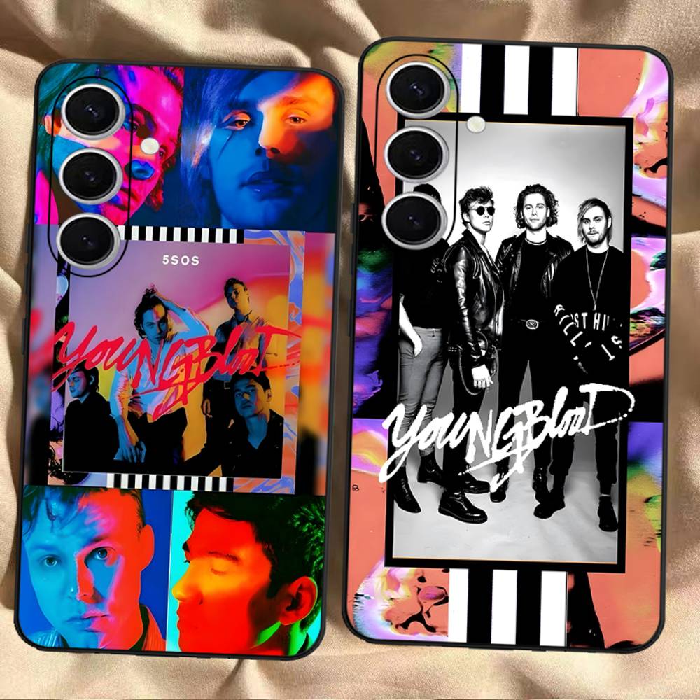 Чехол для телефона Seconds-of-Summers-5SOS для Samsung S 24 Fe 25 Ultra Plus 20 Lite 21 30 22 23 24 22 Ultra 5G Fundas