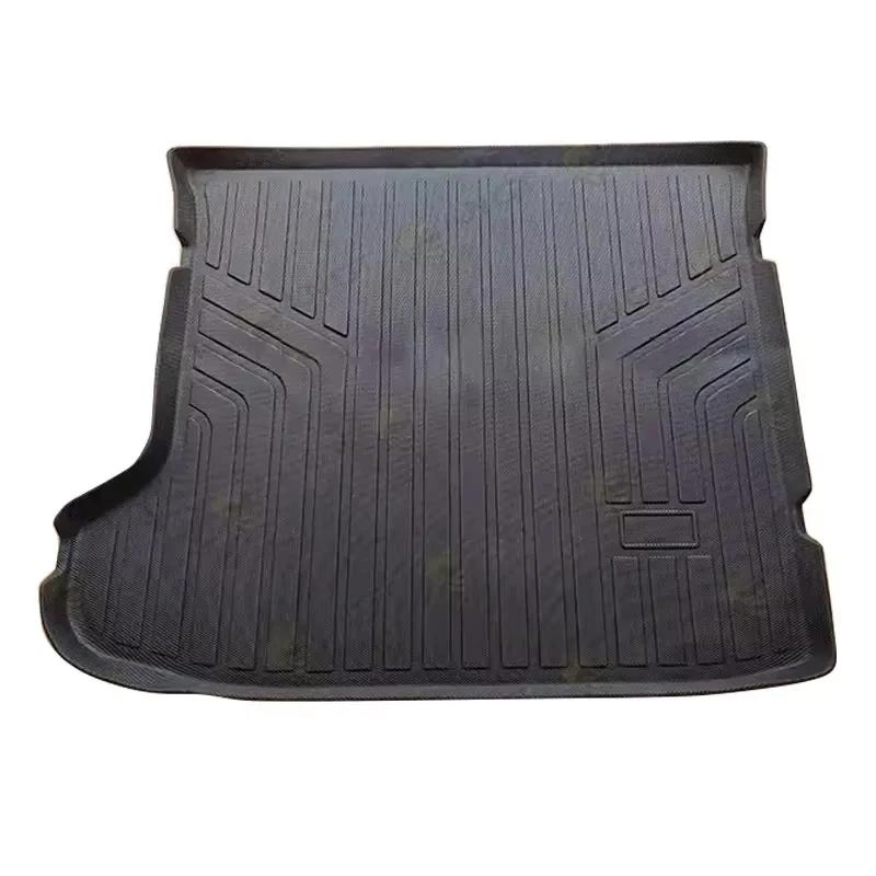 Car Rear Trunk Mats For Kia EV6 CV 2022-2025 GT Line TPE Carpet Storage Pad Waterproof Cargo Tray Cushions Mats Auto Accessories
