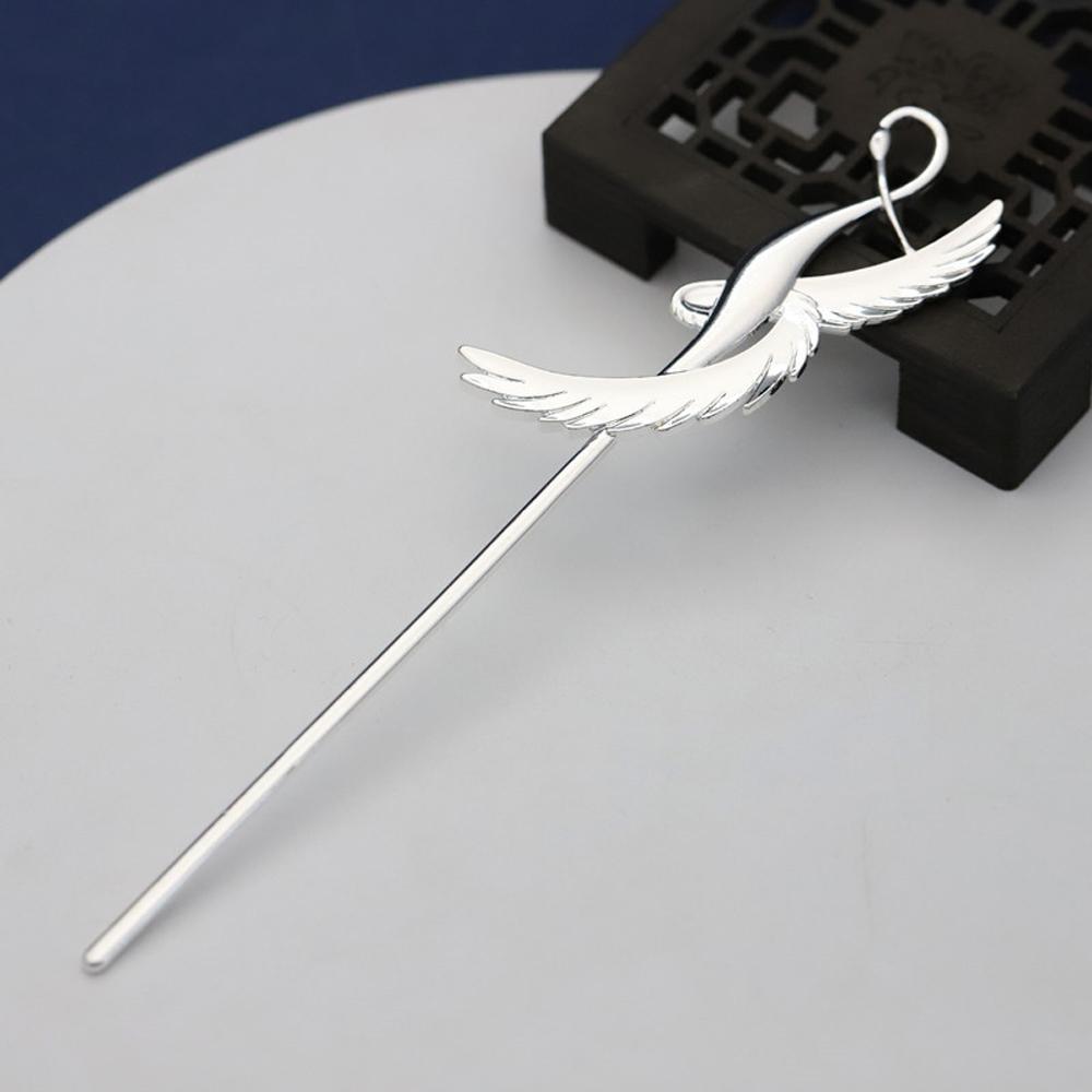 Fashion Hair Jewelry Feather Girls Women Ornaments Bird Hair Fork Hairpin Hair Stick