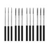25pcs 5RS Shader Microblading Needle 25pcs Stainless Steel Manual Eyebrow Makeup 3RL Microblading