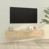 VidaXL TV Furniture 2 Pcs Sonoma Oak 100x30x30 Cm Engineered Wood804547