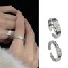 Stylish Unusual Rings Fashion Rings Couple Opening Rings Alloy Texture Suitable for Casual and Formal Occasions