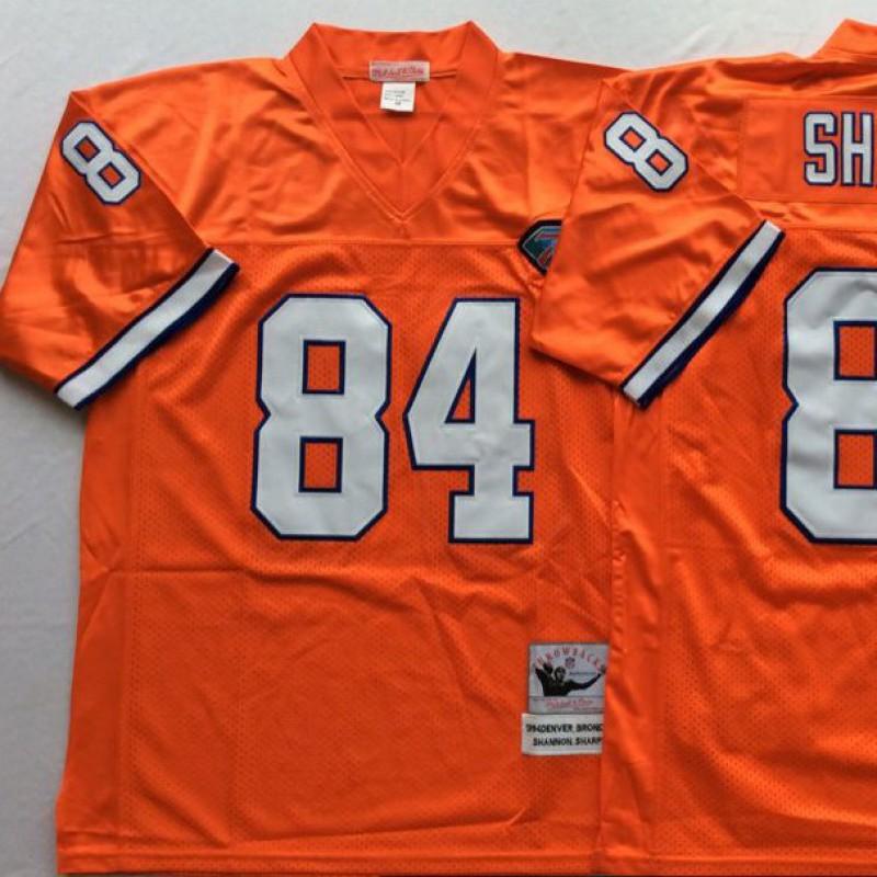 Rugby Jersey Denver Broncos Hall Of Fame 84 Vintage Embroidered Sports Shirt Men Women