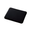 Elecom Mouse Smooth Cloth Extra 23cm X Quiet Pad, Material, Cushioned, Thick, 10mm, Approx. 18cm, Design, Washable, Anti-Slip, Telework, Black,