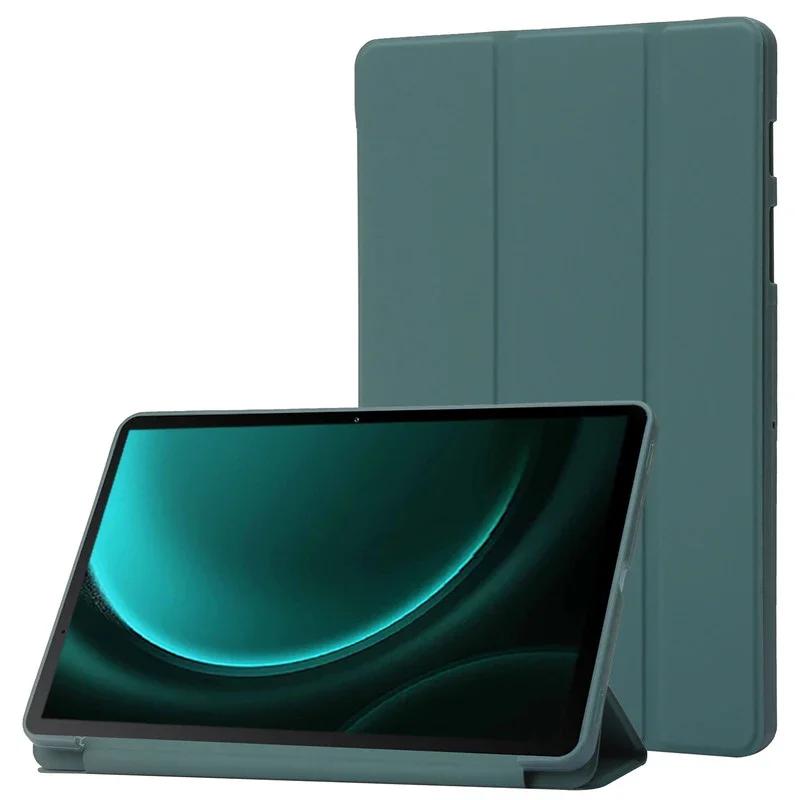 For Galaxy Tab S9 FE 5G Case 10.9 2023 Folding Stand Magnetic Soft Silicone Back Tablet Cover for Samsung Tab S9 FE S9FE Case