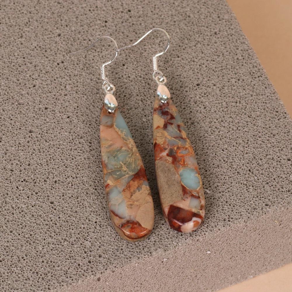 Серьги-слезы Shoushan Jasper для женщин, модные, смелые, выразительные серьги