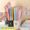 A4 Plastic File Folder Multifunctional Writing Board Large Capacity Document Storage Box Office Clipboard For Home Office Use