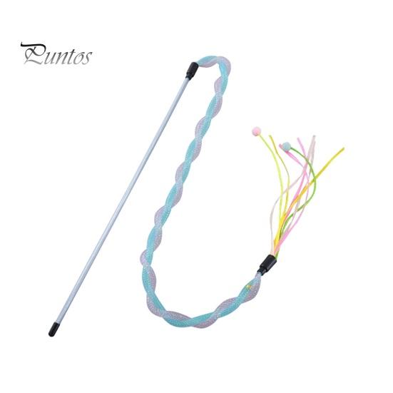 Игрушка-палочка для кошек, интерактивный маленький плюшевый шарик, тизер для котят, палочка-игрушка с колокольчиком, устойчивый к царапинам, мягкий шланг, палочка-дразнилка для кошек для игр