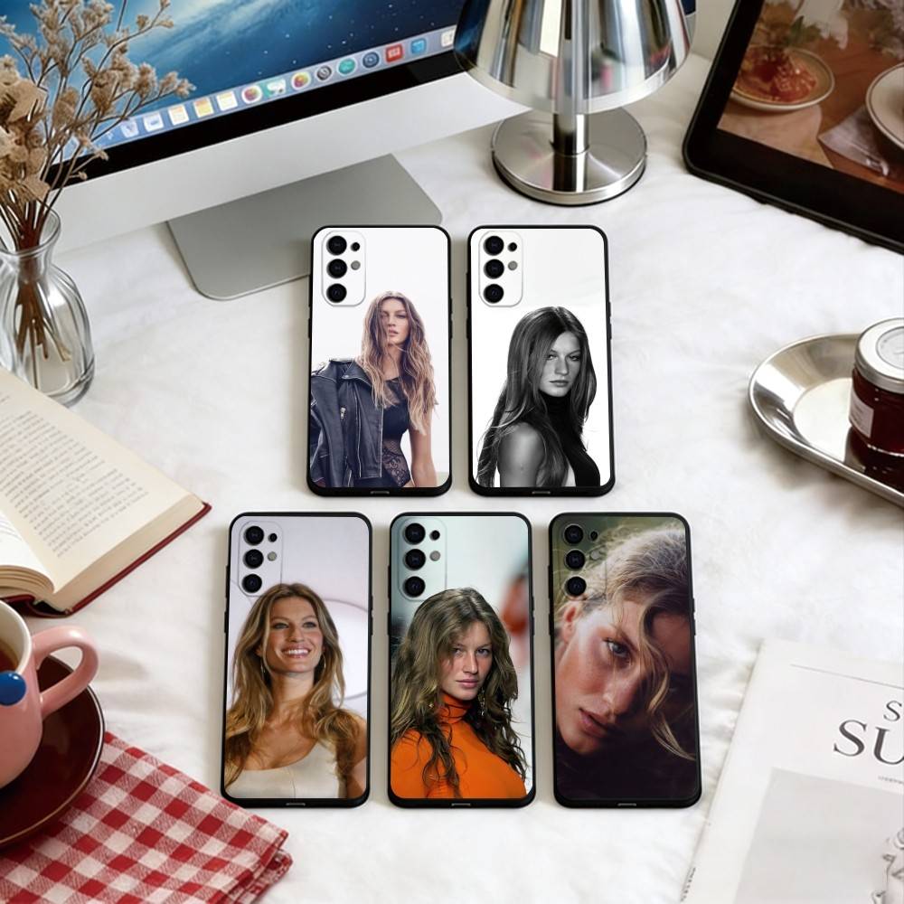 Чехол для телефона Gisele Bundchen для Samsung S25, S24, S21, S22, S23, S30, Ultra, S20, Plus, Fe, Lite, Note, 10, Мягкий черный чехол