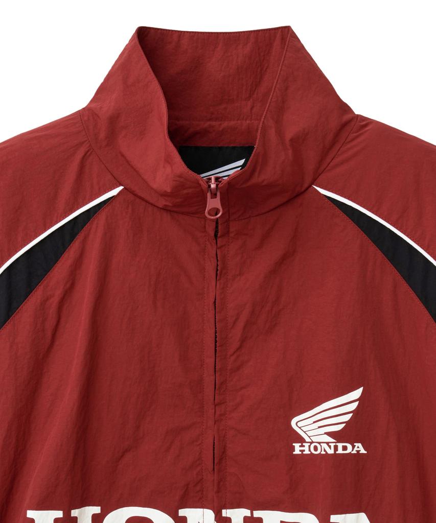 PHYPS MOTORCYCLE Piping Block Track Nylon Jacket Red
