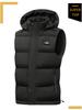 Мужской USB Электрический Жилет с Интеллектуальным Подогревом в Пятнадцати Зонах с Дисплеем.