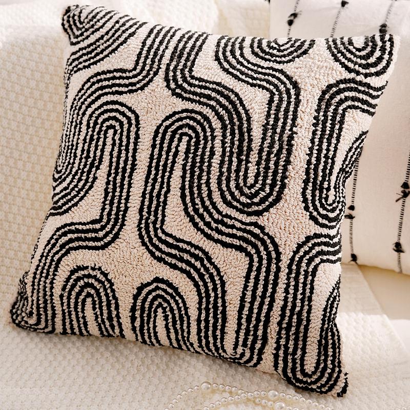 Brown Vintage Throw Pillow Sophisticated Sofa Throw Pillow Set Simple Bedside Cushion for Bedroom Decorative Throw Pillow