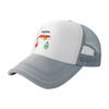 Shrim Call Design Mesh Trucker Hat Breathable Baseball Cap with Fun Shrimp Graphic for Casual Outdoor Wear