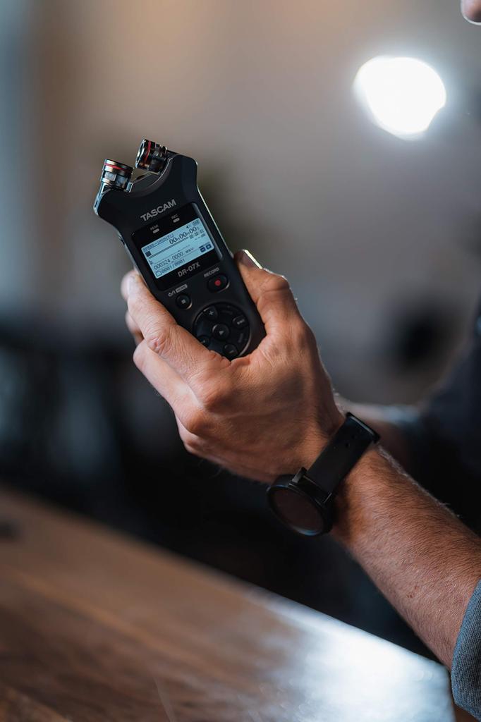 TASCAM USB Audio Interface Stereo Linear PCM Recorder Handy Recorder USB Microphone Youtube ASMR 24bit 96kHz High Resolution DR-07X