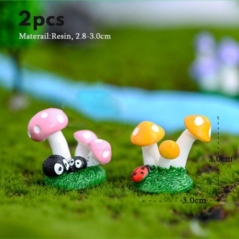 Миниатюрный дом A Building Mushroom Aquarium Rockary Фигурка Fairy Garden Terrarium Home Fish Tank Landscape Decor Accessories