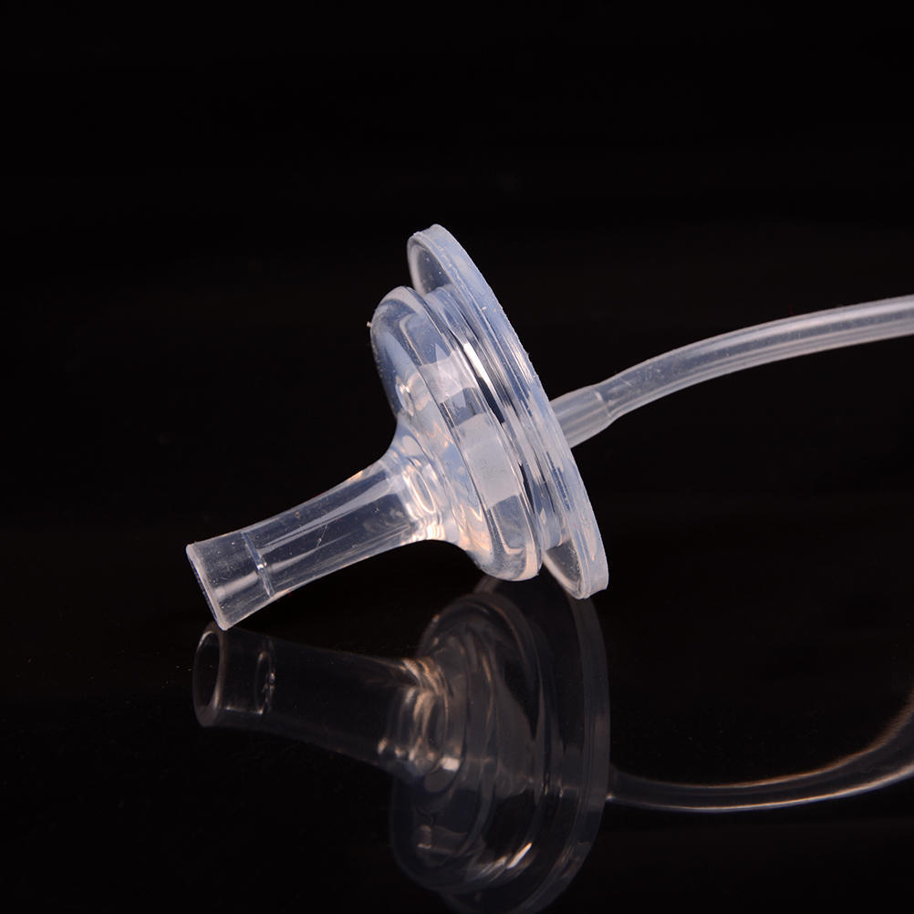 1 Set Baby Newborn Wide Mouth Bottle Feeder Milk Bottle Flexible Rotatable Straw