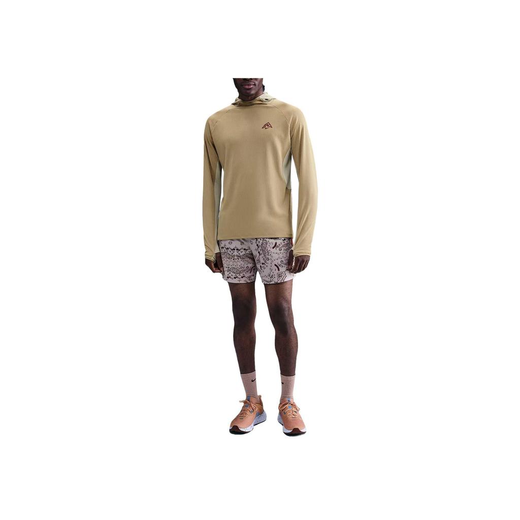 Nike Men's Trail Dri-FIT UV Hooded Running Top Parachute Beige HJ4172-297