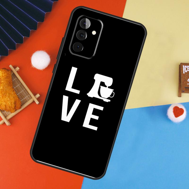 Love Baking Chef Knife Case For Samsung Galaxy A53 A33 A13 A54 A34 A14 A56 A36 A16 A06 A12 A32 A52 A35 A17 A15 A55