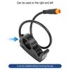 E-bike 3-pin Connector 36V 48V 60V 72V TT009 Left Right Thumb Throttle For Electric Bicycle Scooter Accelerator Handlebar 22mm Throttles 2
