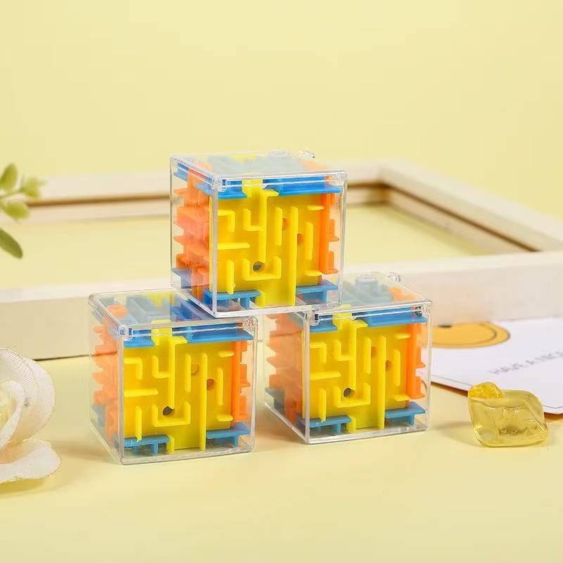 Снимающая стресс игрушка-лабиринт Кубик Рубика Кубик Рубика 3D Шарик Ходячий лабиринт Вращающийся Кубик Рубика Шестигранный вызов