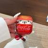 Защитный чехол для AirPods 1 с рисунком Coca-Cola Пузырьки Женский чехол для наушников Apple AirPods pro1 1-го поколения