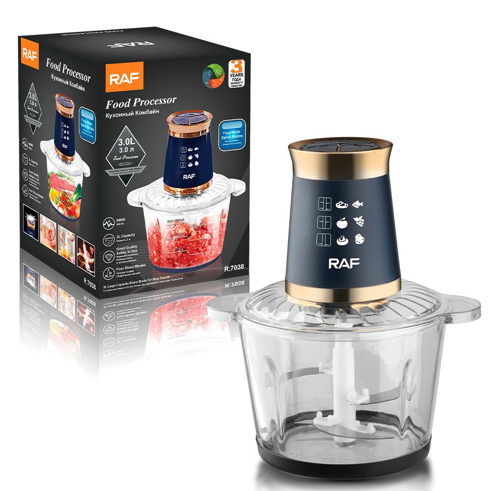 Домашняя электрическая мясорубка кухонная стеклянная овощерезка Stringer дополнительный кухонный комбайн 3л