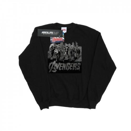 Marvel Womens/Ladies Avengers Mono Team Art Sweatshirt