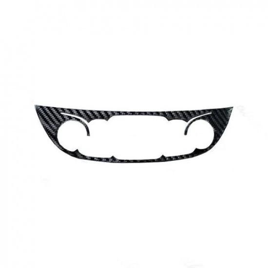 Carbon Fiber Style Car AC Switch Panel Cover Trim For Chevrolet Malibu 2016-