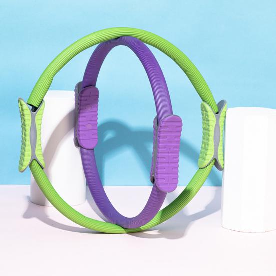 Женское кольцо для пилатеса с нескользящими ручками для ног, тонизирующее внутреннюю часть бедра, упражнения для мышц тазового дна, круг для йоги, домашний тренажерный зал, фитнес-оборудование