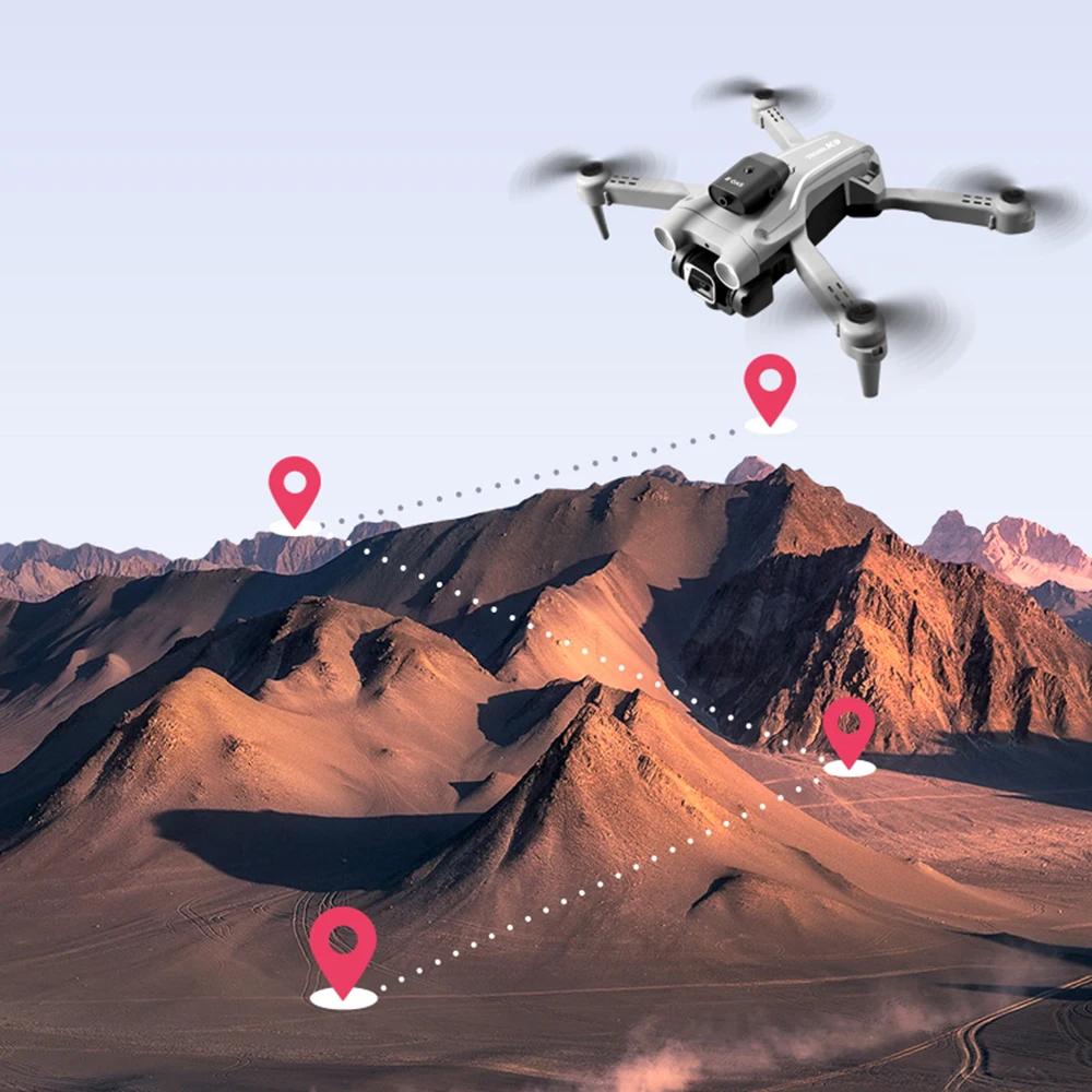Новый K9Pro MINI Аэрофотосъемка RC Дрон ESC Двойная камера WIFI FPV Широкоугольный обход препятствий Складной квадрокоптер Взлет в один клик Игрушка в подарок