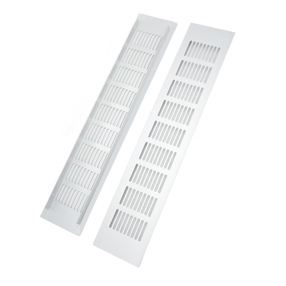 2 Pcs Set Aluminium Alloy Ventilation Grille Multiple sizes Vent Plate Closet Ventilation