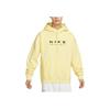 Nike Alphabet Logo Print Pullover Hoodie Unisex Hoodies Light-Lemon-Yellow DV9047-706