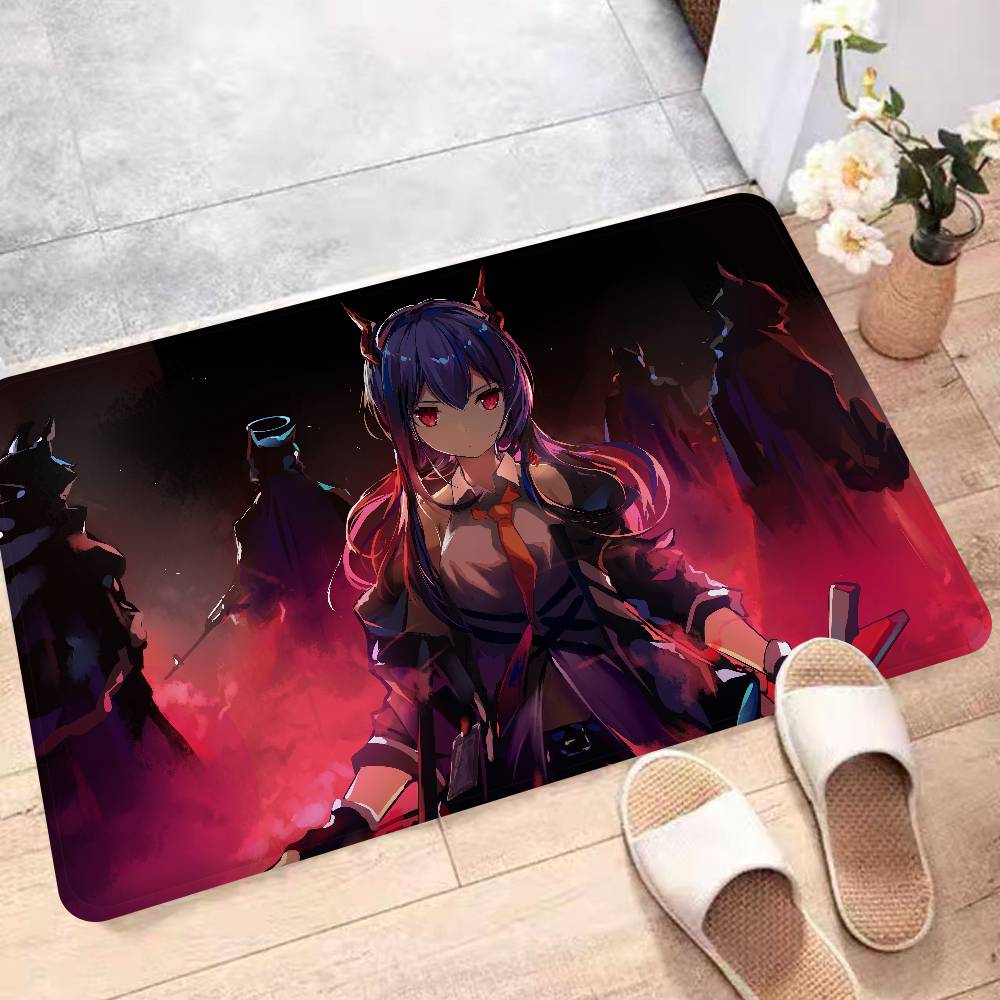 Video Game A-Arknights Room Mats Cheaper Anti-slip Modern Living Room Balcony Printed Household Carpets