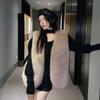 Autumn Winter Faux Mink Fur Vest Coat for Women Fur Outerwear Ladies Casual Sleeveless Jacket