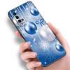 Счастливого Рождества Снеговик Чехол для телефона Для Xiaomi Redmi Note 5 6 9T K20 K40 K50 Pro 7A 8A 9A 9C 9i 10A 10C A1 S2 ТПУ Черная крышка