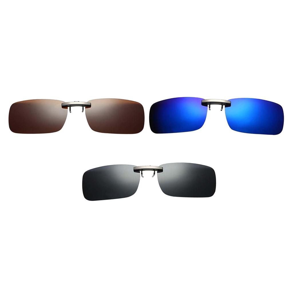 3 Pcs Polarized Sunglasses, Sunglasses Clip, Glasses Clip UV400