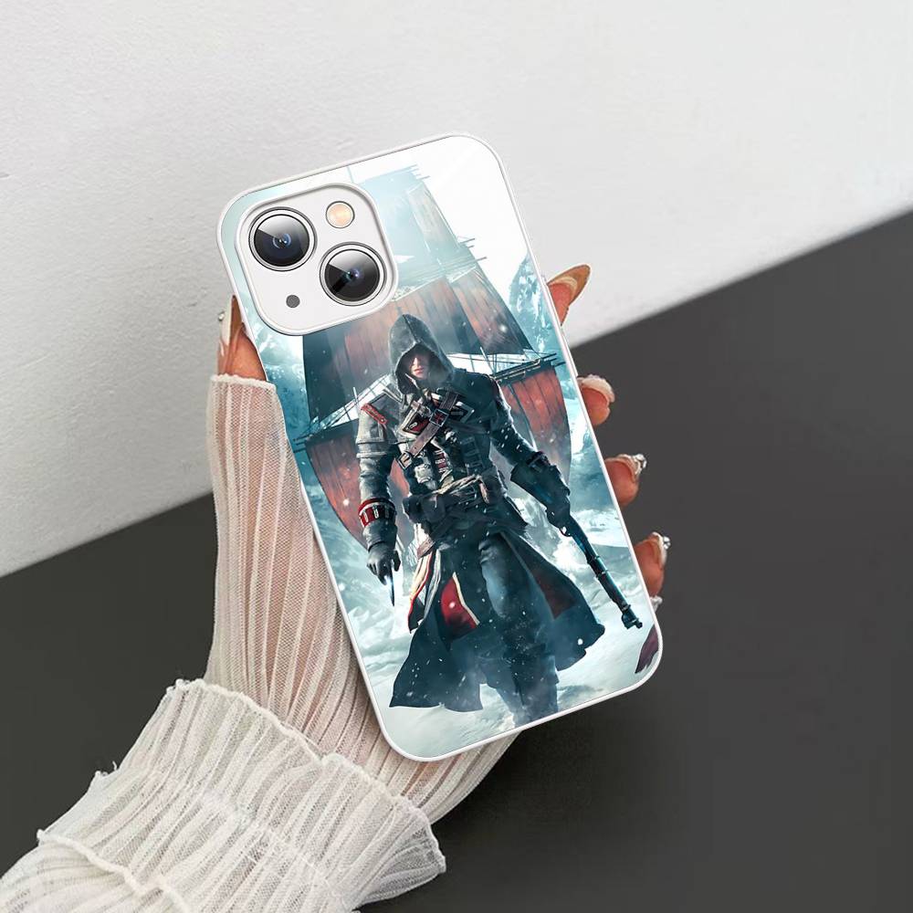 Смешная игра A-Assassins C-Creed Закаленное Стекло Для Iphone 14 13 12 11 Pro Mini XS MAX 14Plus X XS XR Чехол